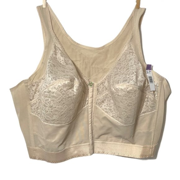 Lasting Comfort Front Close Wireless Longline Bra - Picture 3 of 10